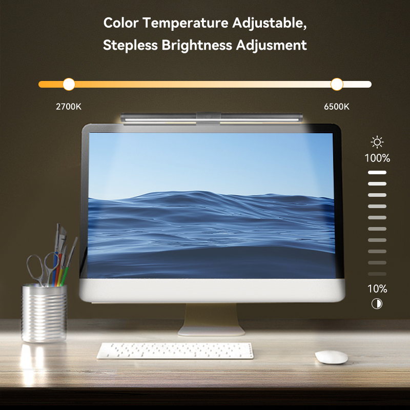 For Modern Desks Room Computer Accessories Screen Touch Light Powered Dimmable Screen Led Light Bar/Monitor Light Bar/Desk Lamp