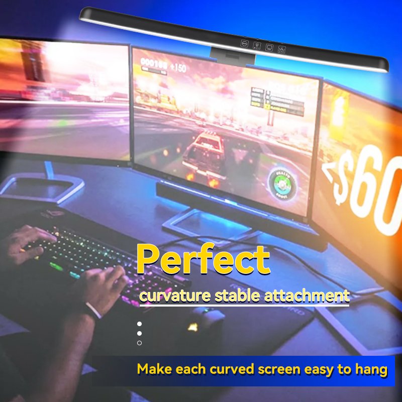For Modern Desks Room Computer Accessories Screen Touch Light Powered Dimmable Screen Led Light Bar/Monitor Light Bar/Desk Lamp