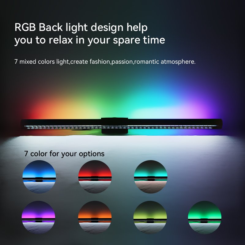For Modern Desks Room Computer Accessories Screen Touch Light Powered Dimmable Screen Led Light Bar/Monitor Light Bar/Desk Lamp