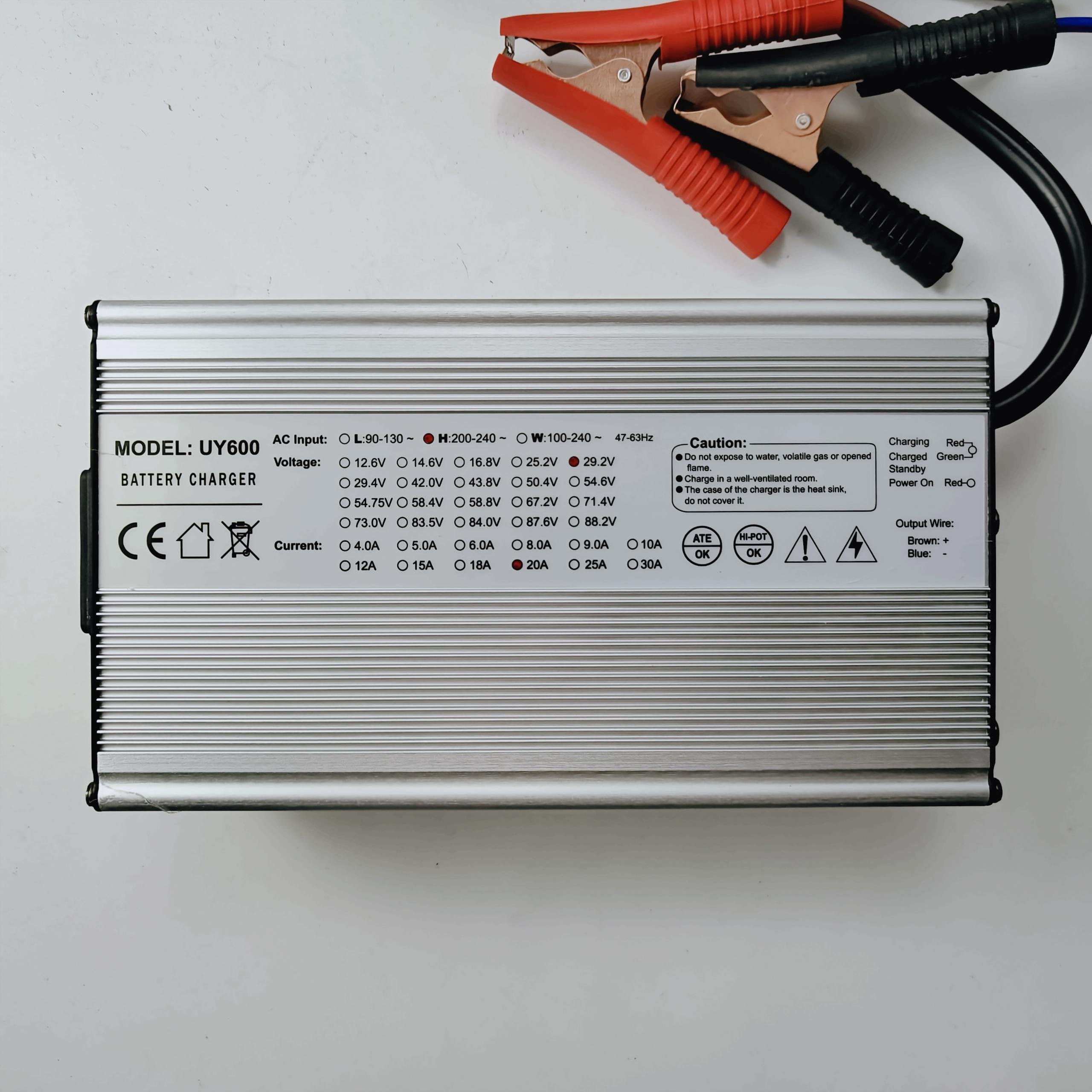 12V 24V 36V 48V 72V 84v 2A 6A 10A 20A 30A 40A 50A 100A Customized Battery Charger for Lifepo4 charger Lead Acid Battery Charger