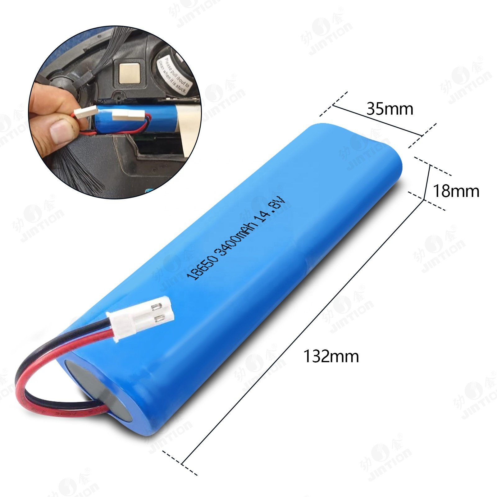 18650 3400mah 14.8v cell lithium Lithium Ion Batteries 3.7v 18650 battery for Corvus DF43 DF45 Idea V3PLUS X750 V5L V5Spro V8S