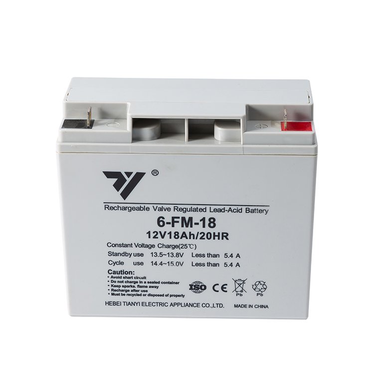 TIANYI Lead-Acid Battery 12v 18ah 20hr For UPS EPS Emergency System Fire Fighting Solar Energy