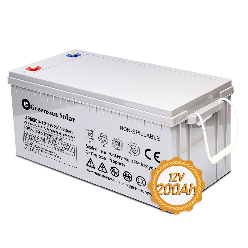 Deep Cycle Solar Lead Acid Batteries 12V 100Ah 200ah 300ah Acid Lead Manufacturing Plant Solar Storage Battery