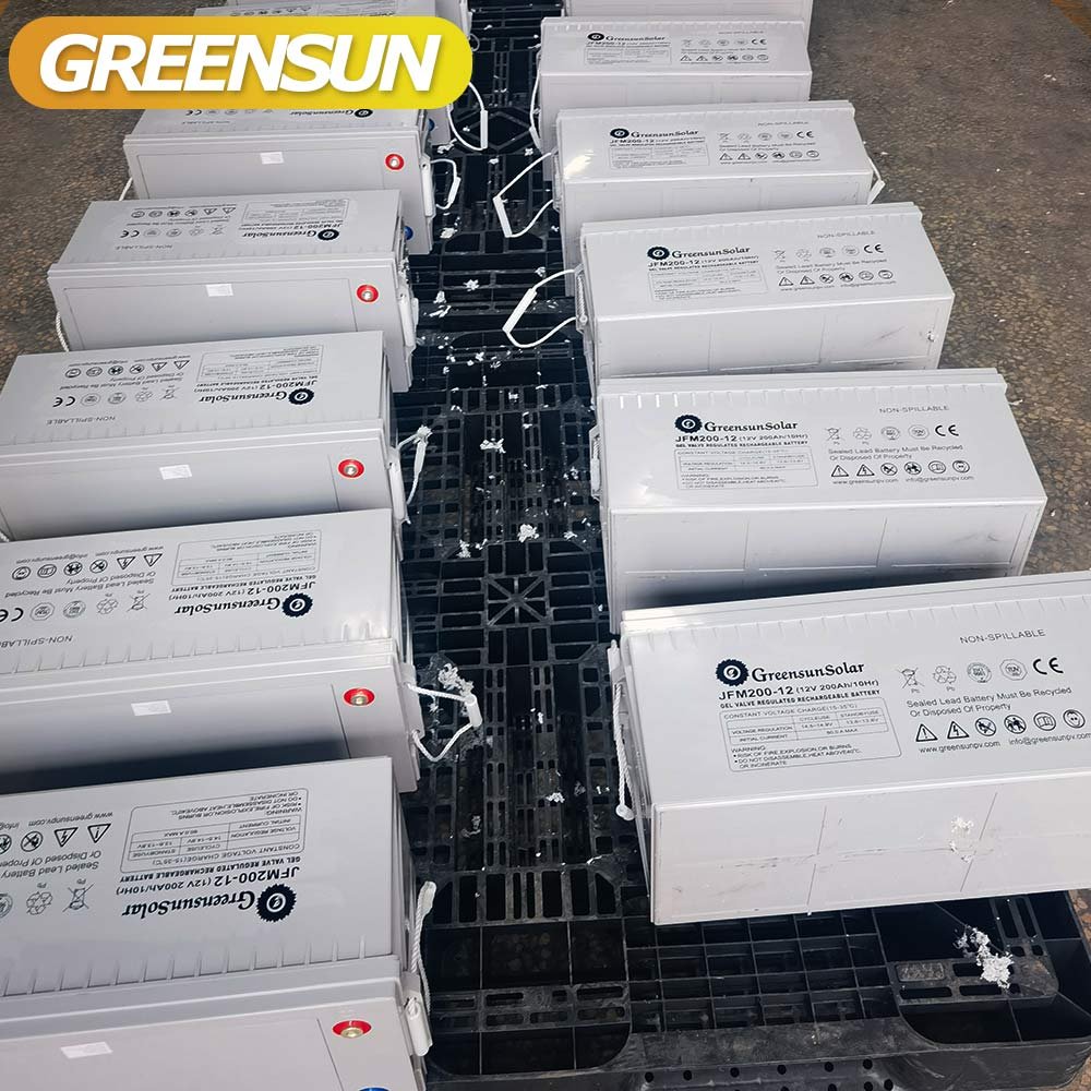 Deep Cycle Solar Lead Acid Batteries 12V 100Ah 200ah 300ah Acid Lead Manufacturing Plant Solar Storage Battery
