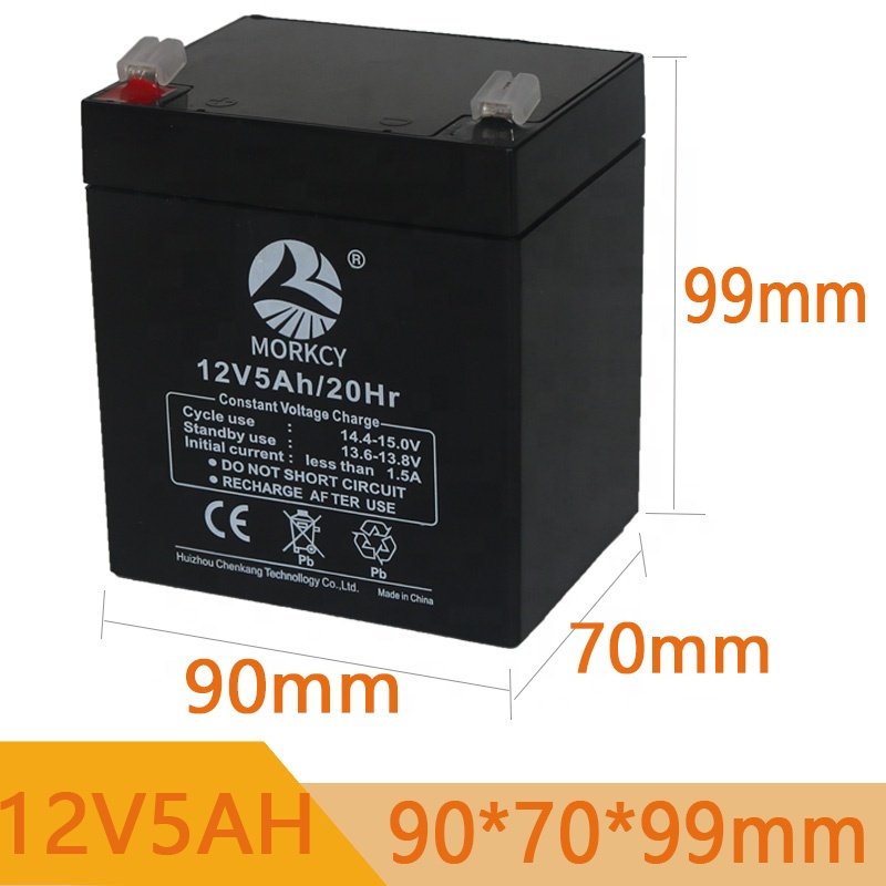 12V5AH valve-operated maintenance-free sealing Lead acid battery AGM electric rolling gate UPS rod audio Lighting battery