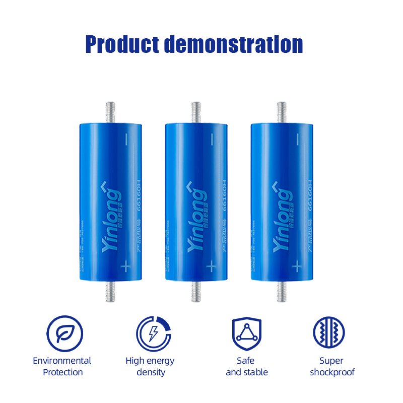 100% online Original Yinlong LTO 66160 2.3V 40Ah Cylindrical Lithium ion battery LTO 66160 Titanate Battery