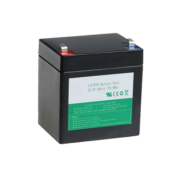 Doublepow Customized LFP 12.8v 6Ah battery lithium cells rechargeable lifepo4 battery for Replacement old Lead Acid Battery