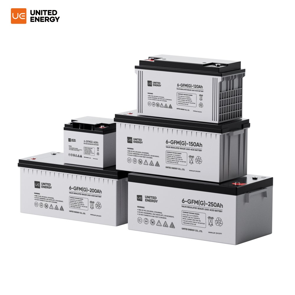 UE Solar Battery Gel 12V 12 Volts 100Ah 200 Ah 250Ah 300Ah Agm Deep Cycle Battery Plus
