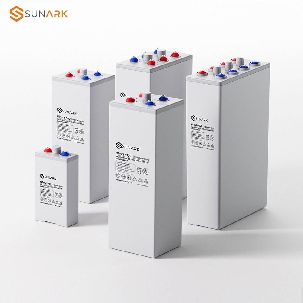 OPzV Gel Deep Cycle Batteries 2V 1000AH 800AH 600AH Tubular Valve Regulated Lead Acid Battery