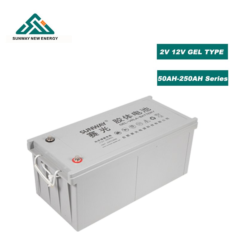 Custom low price 150ah 200ah 250ah 12V solar gel battery lead-acid battery