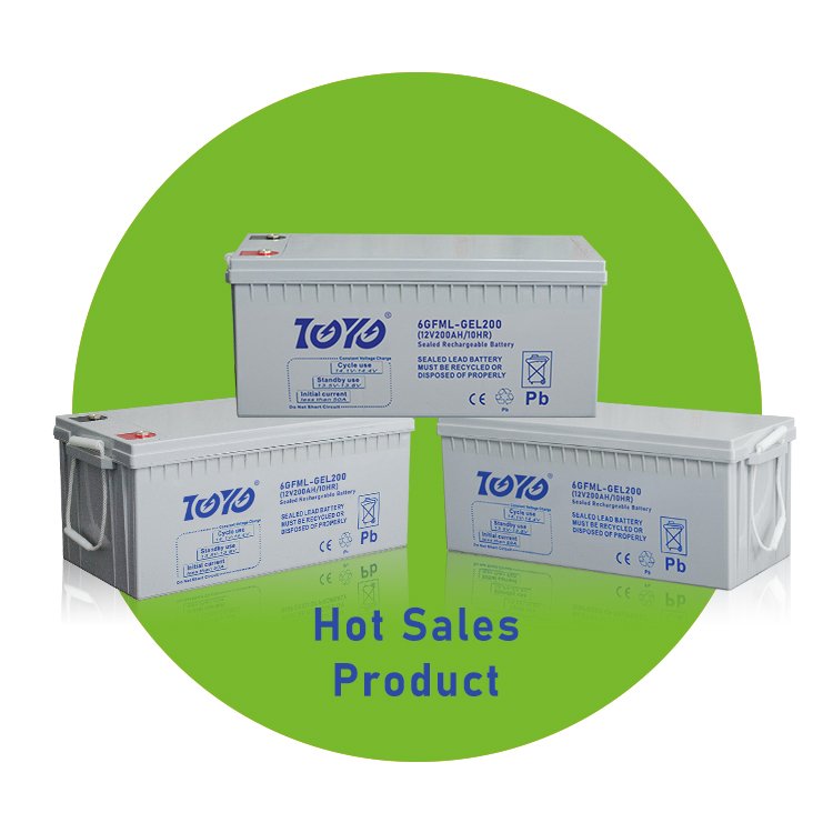 TOYO Solar Gel Battery 12V 100Ah 200Ah 250Ah 250 Ah Deep Cycle 12V Energy Storage Lead Acid Batteries