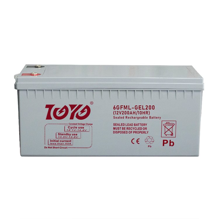 TOYO Solar Gel Battery 12V 100Ah 200Ah 250Ah 250 Ah Deep Cycle 12V Energy Storage Lead Acid Batteries