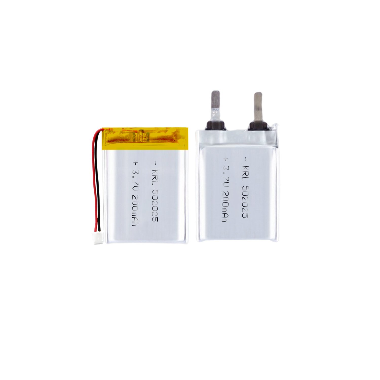 High Capacity 502025 200mAh 300mah 400mah 500mah Polymer Lithium Ion Battery Cell 3.2V