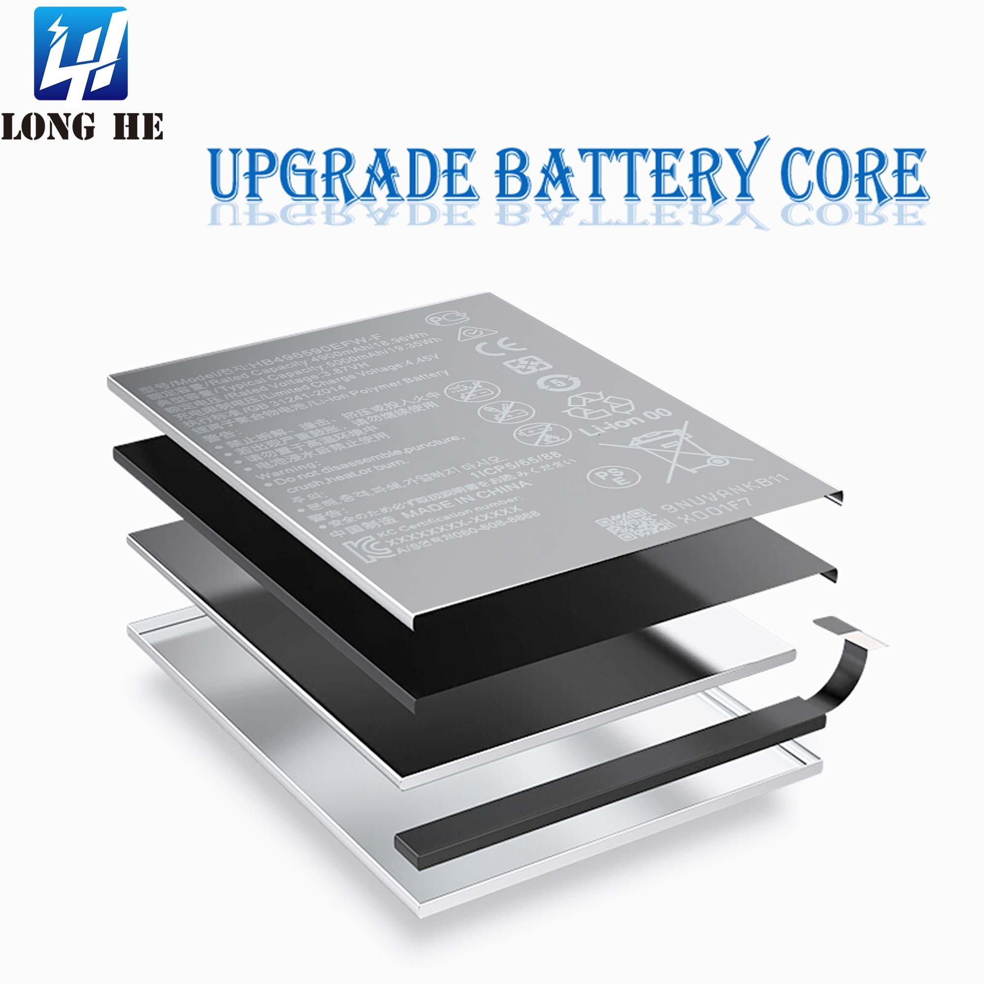 5000mAh HB496590EFW-F original battery for HUAWEI For HUAWEI