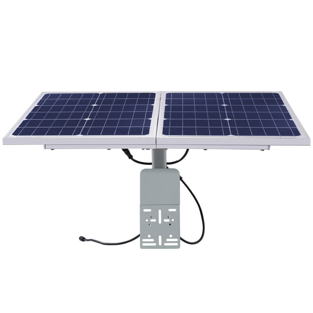 TecDeft Factory WholeSet solar panels 50watt lithium iron battery 50ah 12v for cctv camera solar energy system for Camera