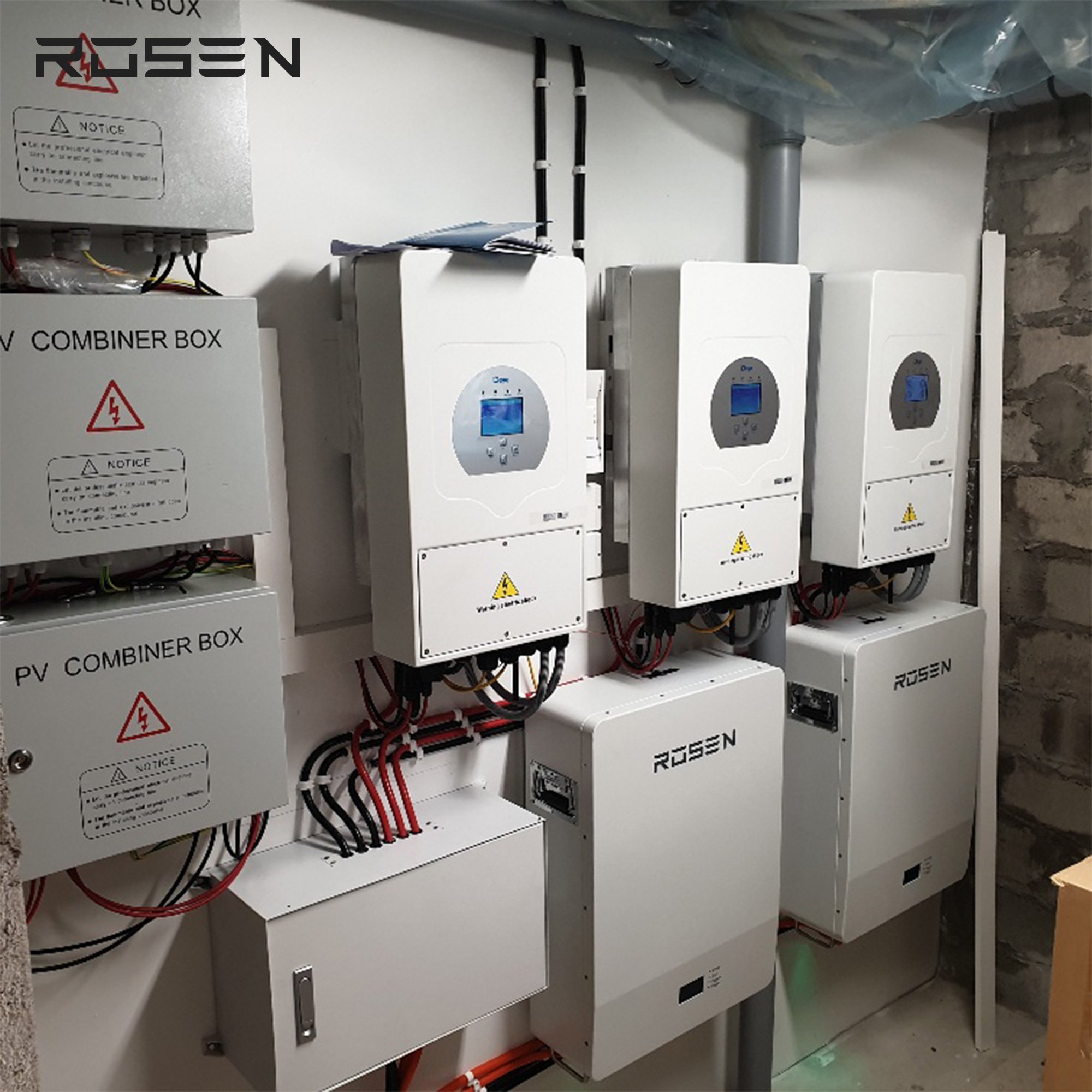 Rosen pv solar 30kva solar system complete solar panel system