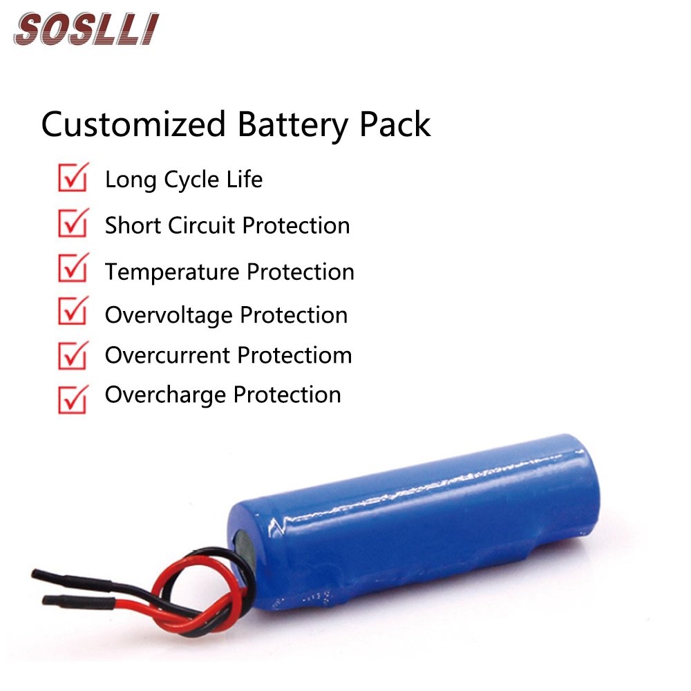 Small LiFePO4 Battery LFP 18650 3.2V 1500mAh 1S1P Lithium Iron Phosphate Battery Pack For LED Solar Lamp 18650 LiFePo4 3.2V