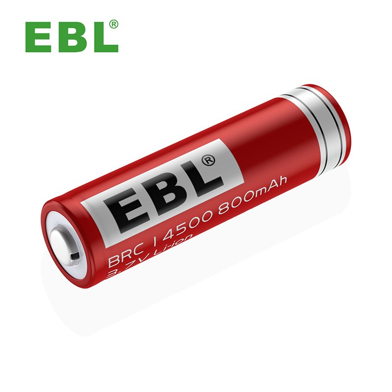 EBL Li-ion Battery 3.7 v 800mah 14500 Rechargeable Lithium Batteries