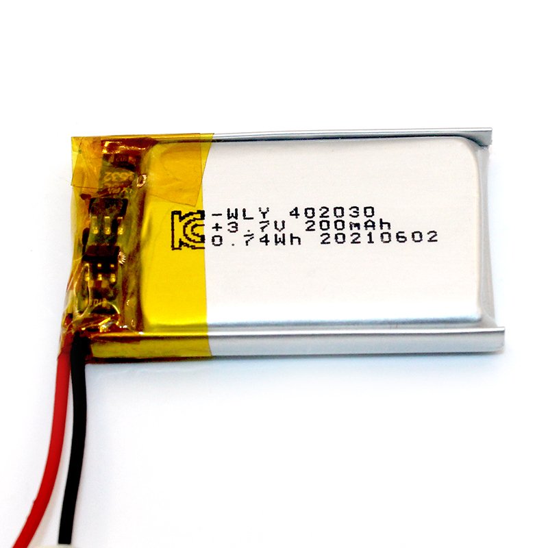 KC Rechargeable li-ion battery 402030 200mAh for voice recorders POS 402030 3.7V polymer lithium battery