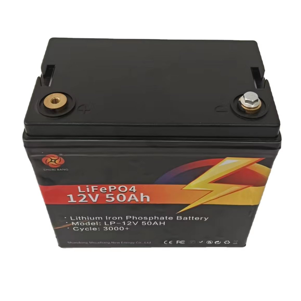 12 V 50 AH Lead-acid Battery Box Built-in Lithium-ion Lifepo4 Battery Suitable for 12V Lead-acid Devices and Other Equipment