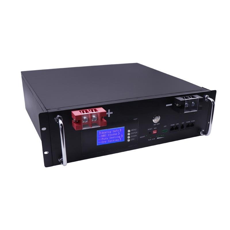 Solar Lithium Ion Battery 48v 100ah 200ah Bateria Prismatic Lifepo4 Battery Cell Bms Rack Mount Lifepo4 Battery