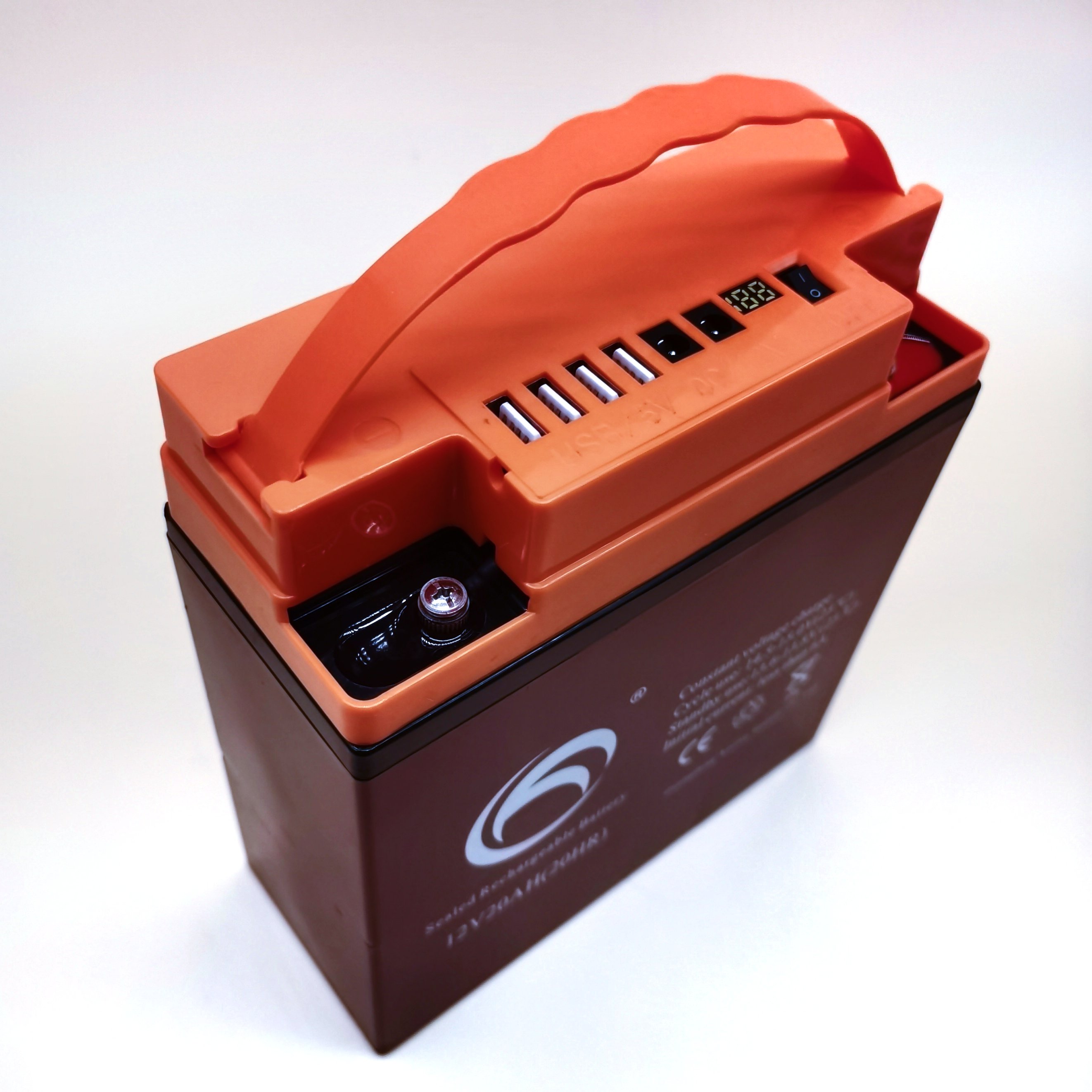 12V20AH 22AH 24AH 25AH Lead Acid Battery Cap African Solar USB Charging Battery Multi Yellow Electric Car Battery Green 20AH 240