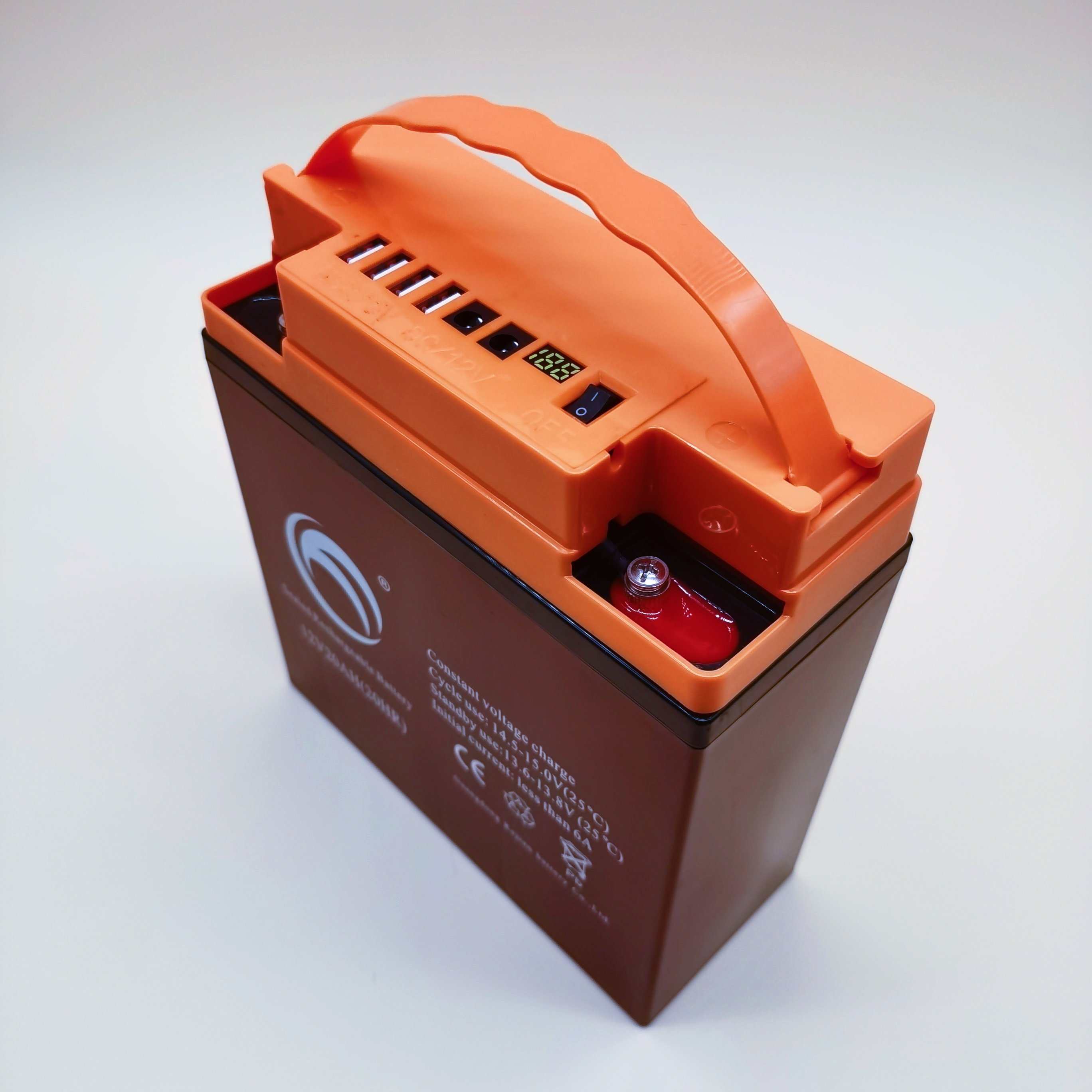 12V20AH 22AH 24AH 25AH Lead Acid Battery Cap African Solar USB Charging Battery Multi Yellow Electric Car Battery Green 20AH 240