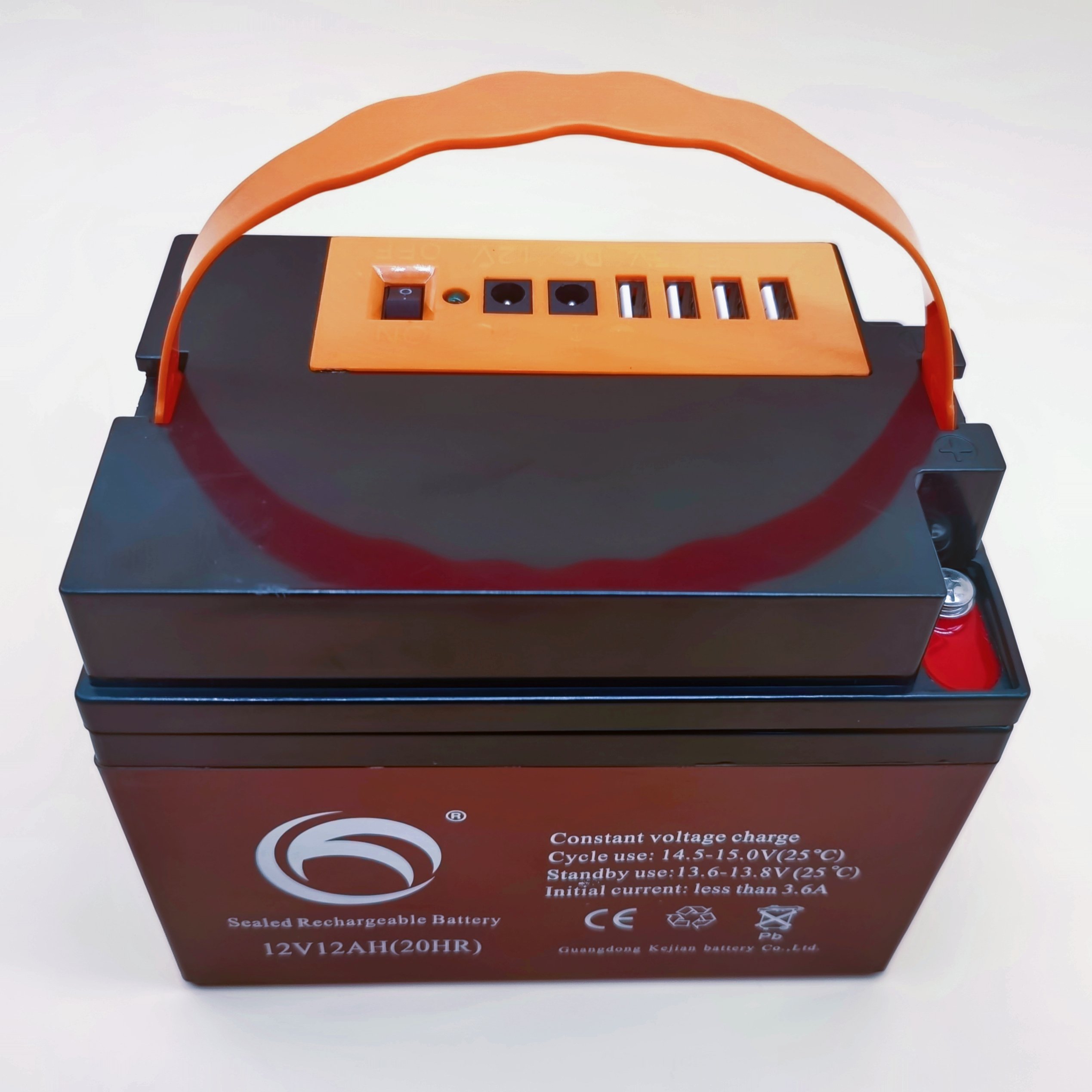 12V20AH 22AH 24AH 25AH Lead Acid Battery Cap African Solar USB Charging Battery Multi Yellow Electric Car Battery Green 20AH 240