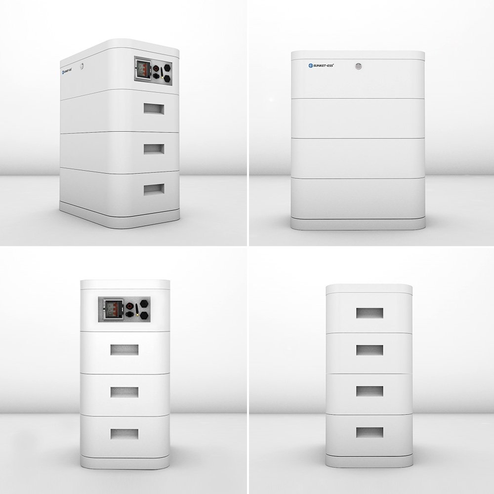 ESS Lifepo4 48v 200ah Lithium Battery 51.2v 100ah lifepo4 High Voltage Stacked Battery Pack 10kw 20kwh 30kwh 50kwh