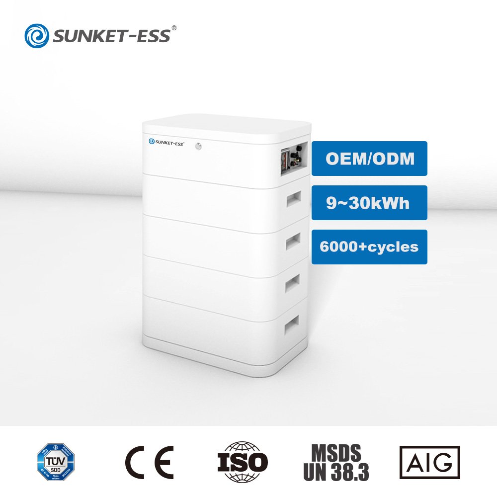 ESS Lifepo4 48v 200ah Lithium Battery 51.2v 100ah lifepo4 High Voltage Stacked Battery Pack 10kw 20kwh 30kwh 50kwh