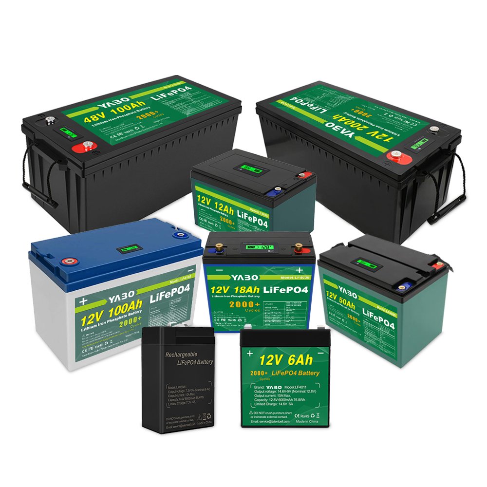 Rechargeable Lithium Ion Battery Packs ODM OEM 36V 24V 25.6V 12.8V 12V 400Ah 300Ah 200Ah 150Ah 100Ah 50Ah 60Ah LiFePO4 Battery