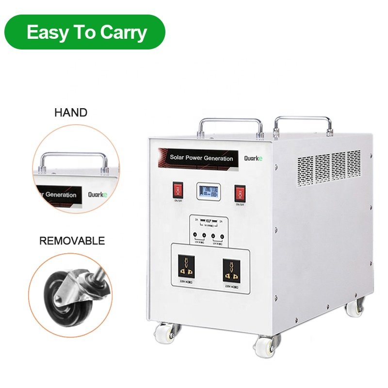 Quarke All In One 2000W Inverter 12V 200Ah Lead Acid Battery Box Pure Sine Wave Inverter With Battery Charger