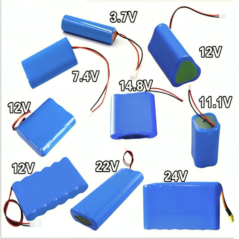 Rechargeable 12 volt li-ion 5000mAh 18650 3S2P 11.1v 12v lithium battery pack 5200mah for LED light