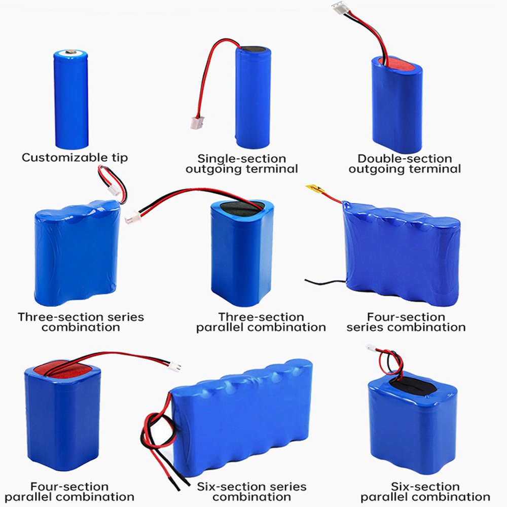 Rechargeable 12 volt li-ion 5000mAh 18650 3S2P 11.1v 12v lithium battery pack 5200mah for LED light