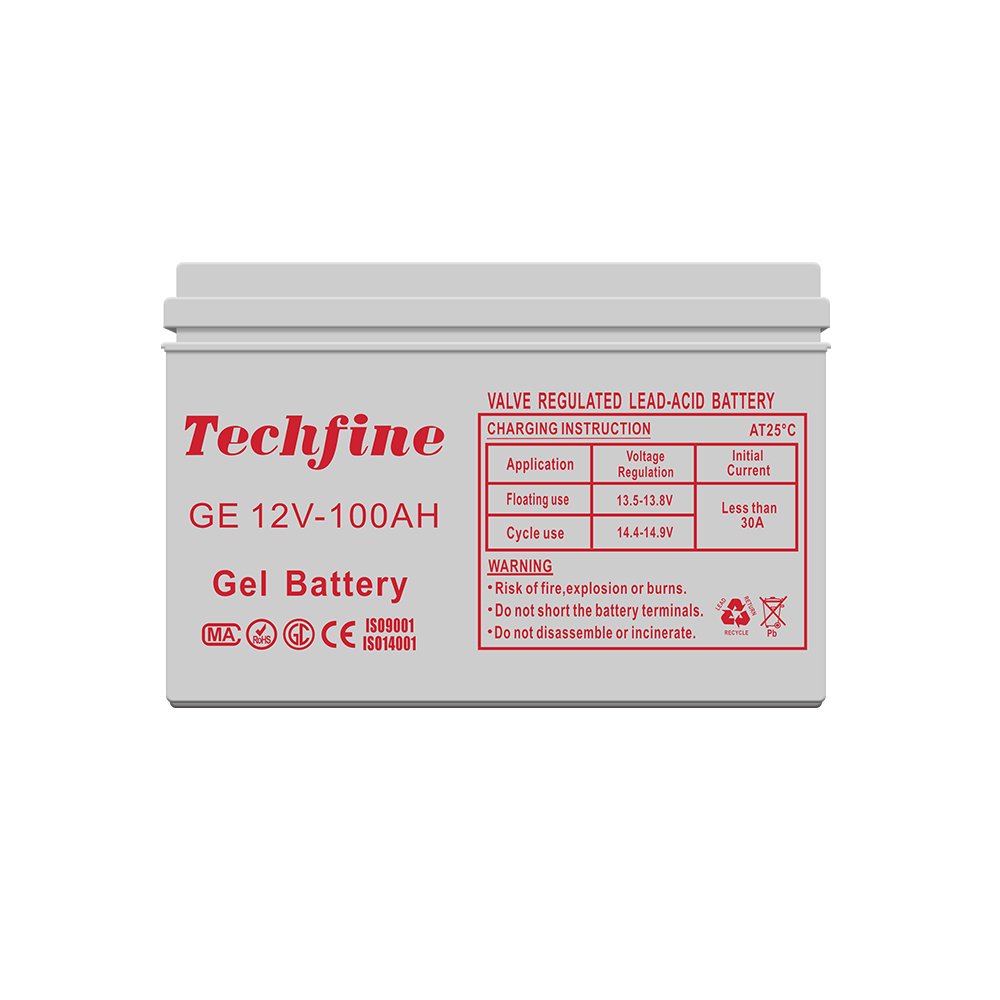 Long Life Rechargeable AGM Battery 12V Gel Deep Cycle Solar Battery 12V 100ah For Solar Panel System