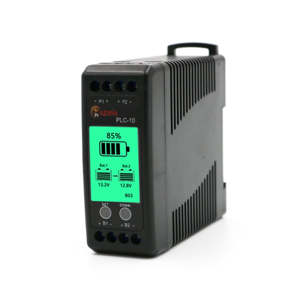 Mazava 48V Voltage Controller Batteries Balance Lead Acid Battery Connected in Parallel Series LCD Meter Battery Equalizer
