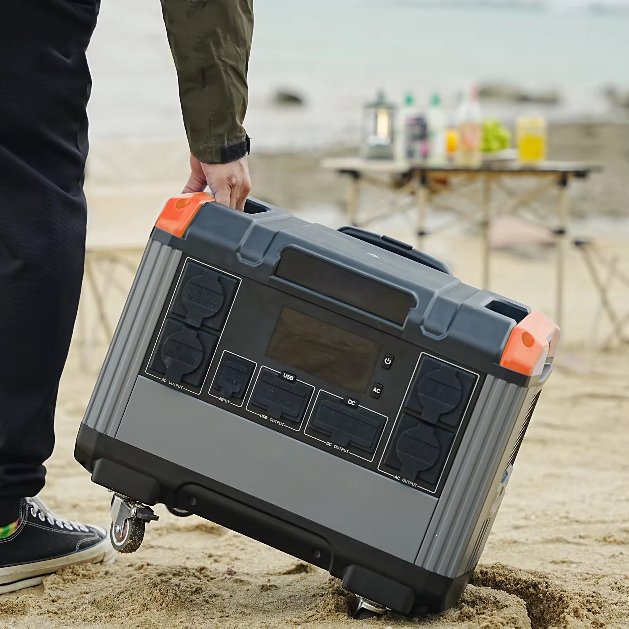 Hot Sale 3000w High Power Storage Supply And Outdoor Portable Energy Storage Power Station Hiking 2688wh Lithium Battery