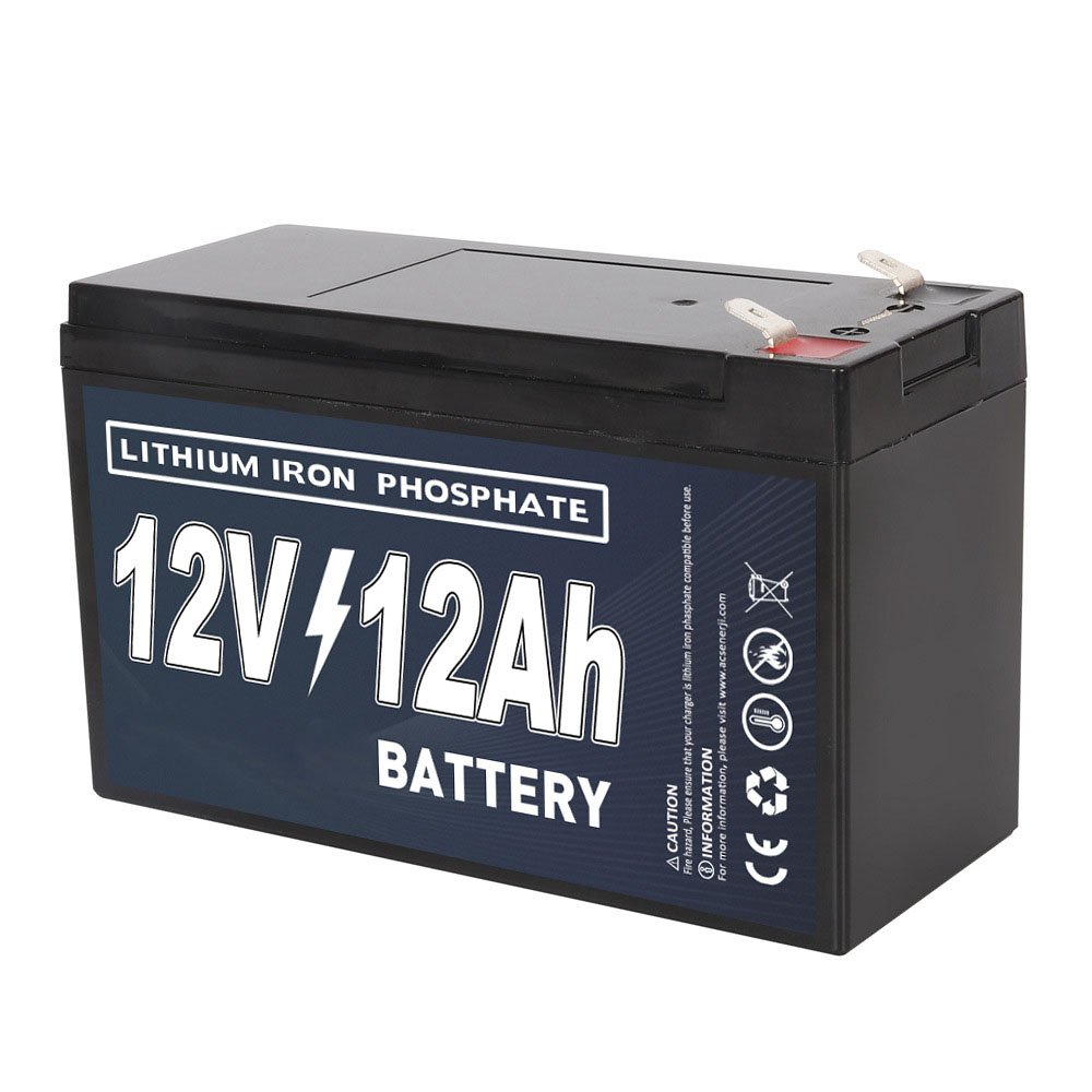 Deep Cycle 12V 12Ah 20Ah 30Ah 50Ah Rechargeable Lithium LiFePO4 Battery for Replacing Lead-Acid Batteries