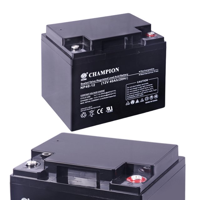 CHESHING CHAMPION Sealed LEAD ACID AGM Battery 12V 40Ah Lead Acid Vrla Ups Deep Cycle Battery long service life