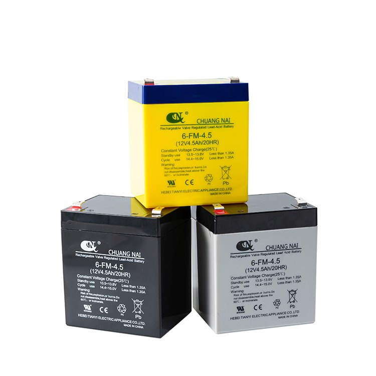 TIANYI Rechargeable Lead-acid Battery 12V 4.5AH 20HR Battery For Toy car kids Electric vehicle