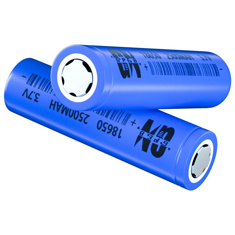 Wholesale 18650 lithium ion battery 3.7V 2500mAh 18650 cylindrical rechargeable battery