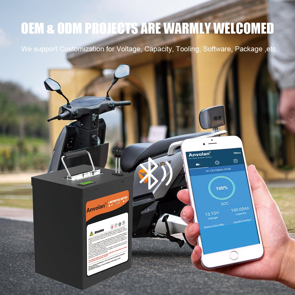 Custom high capacity 48 volt lithium ion battery 20Ah 30Ah 40Ah 50Ah 60Ah 70Ah 90Ah 100Ah 48v electromobile battery