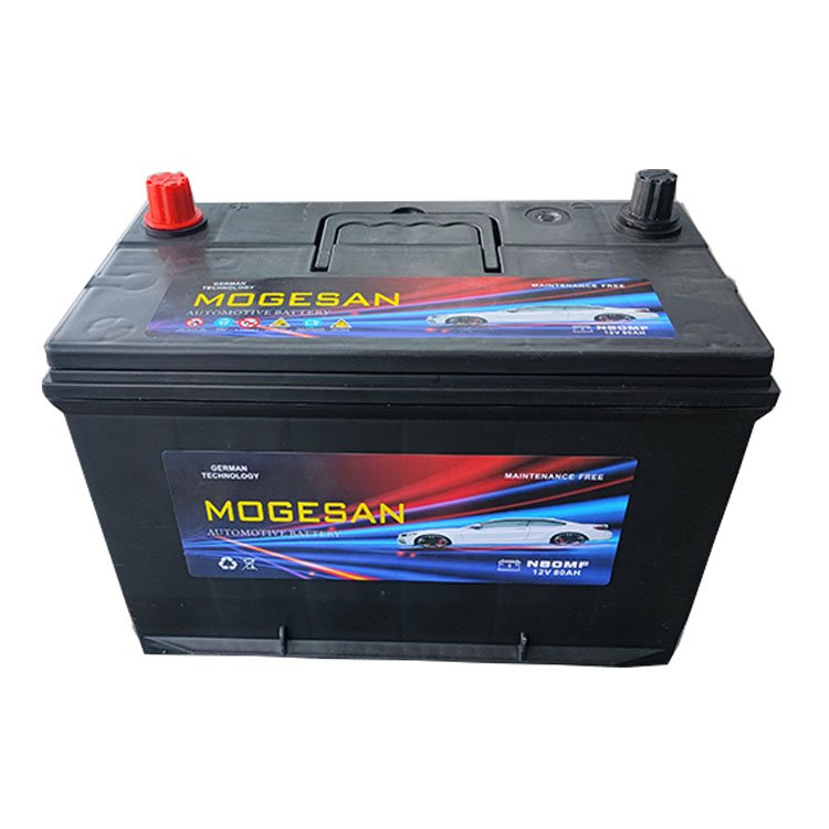 DIN Standard Maintenance Free Auto Powered Battery Lead Acid Car Battery