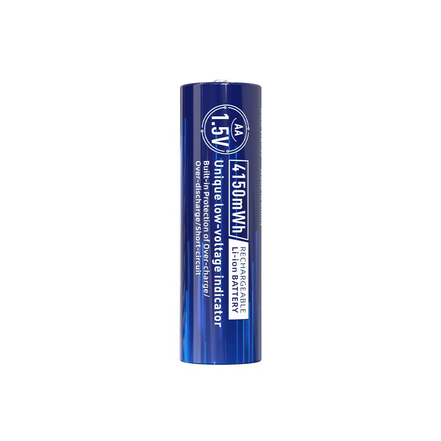 OEM ODM 4150mWh custom logo long lasting heat resistant best double a 1.5 v lithium ion rechargeable 1.5v aa battery for toys