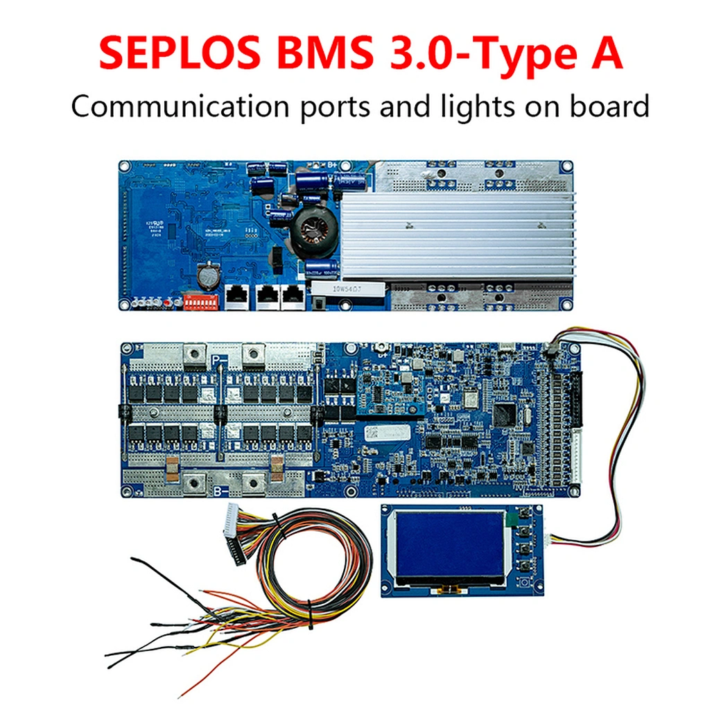 3.0 Seplos smart Inverter BMS 8S 13S 14S 15S 51.2V 50A 100A 150A production li-io Lifepo4 battery seplos 3.0 16S 48V 200A BMS