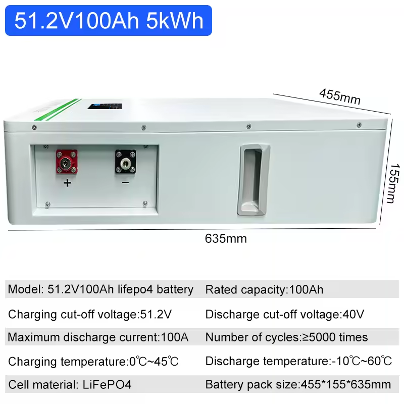 New Technologies Home Energy Storage System Wall-Mounted Whole House Generator Safe Durable BMS Made Lithium Iron Phosphate