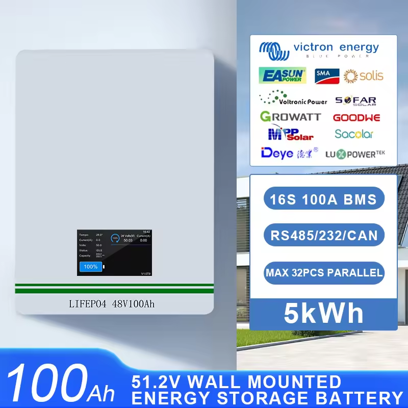 New Technologies Home Energy Storage System Wall-Mounted Whole House Generator Safe Durable BMS Made Lithium Iron Phosphate