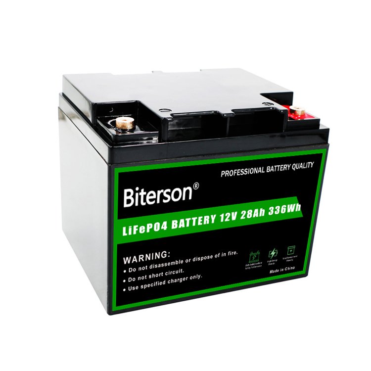 Factory Lead Acid Battery 12V 28Ah Long Life Deep Cycle Rechargeable Solar Energy Battery for Electric Vehicle Storage Battery