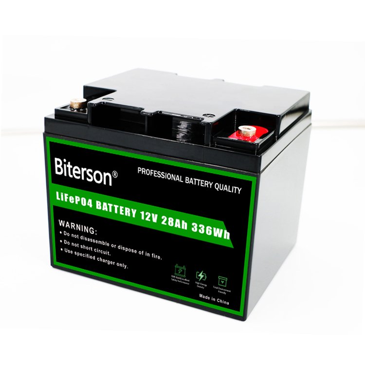Factory Lead Acid Battery 12V 28Ah Long Life Deep Cycle Rechargeable Solar Energy Battery for Electric Vehicle Storage Battery