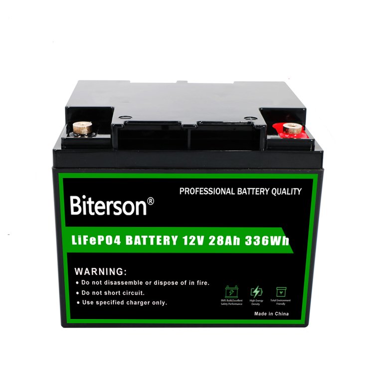 Factory Lead Acid Battery 12V 28Ah Long Life Deep Cycle Rechargeable Solar Energy Battery for Electric Vehicle Storage Battery